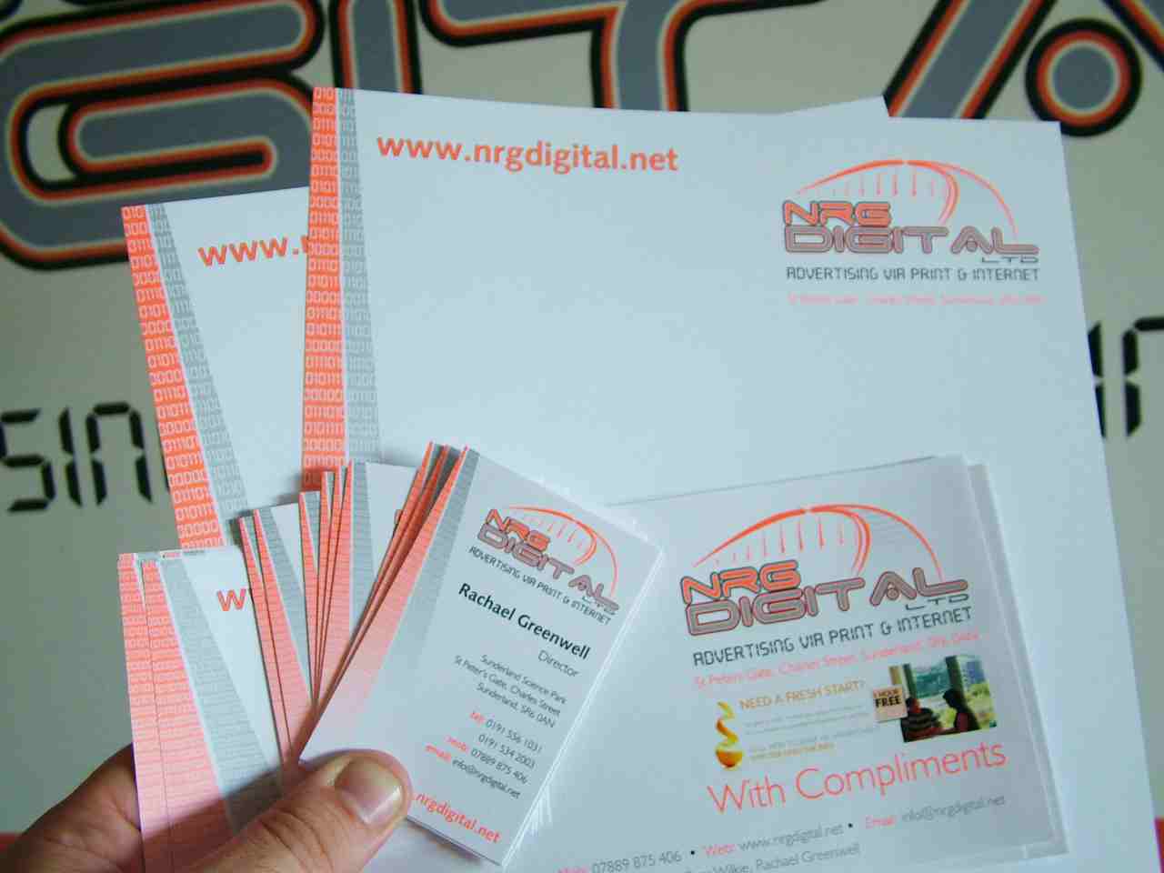 NRG Digital stationery